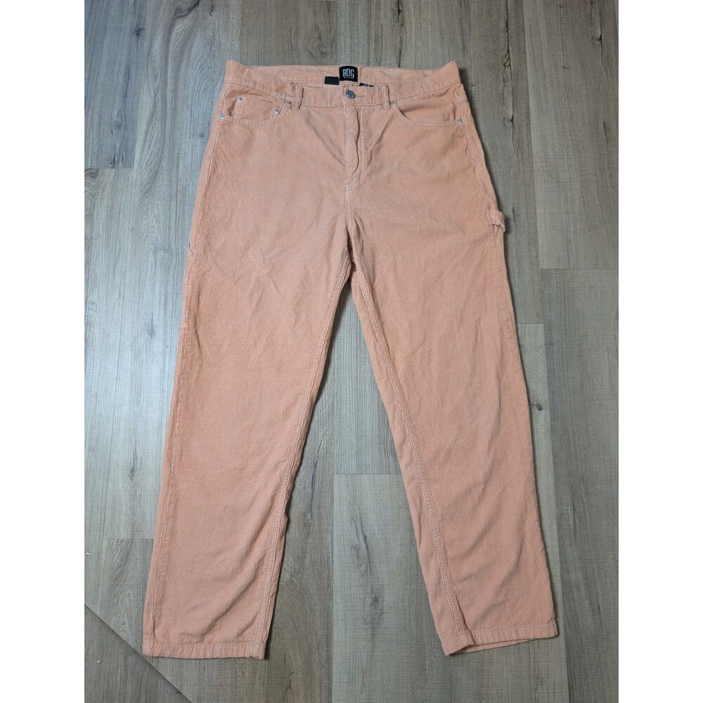 BDG Corduroy Carpenter Pants Size 31 Light Rust Slim Straight Urban Outfitters